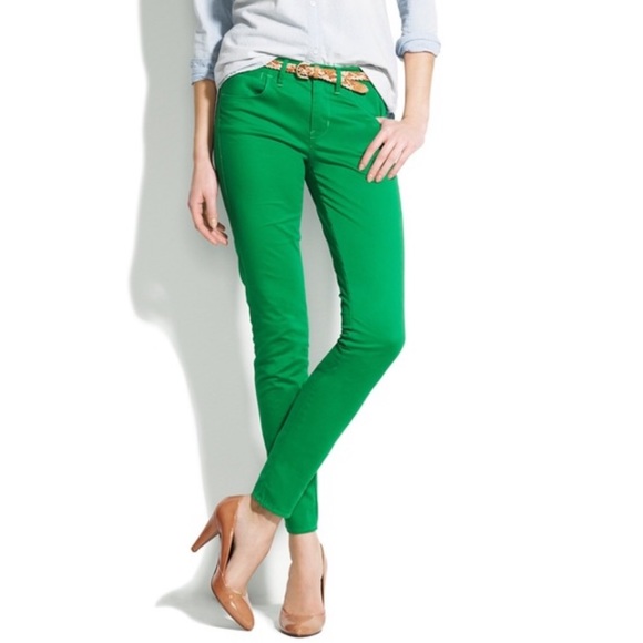 J. Crew Denim - J.Crew green matchstick skinny Jeans